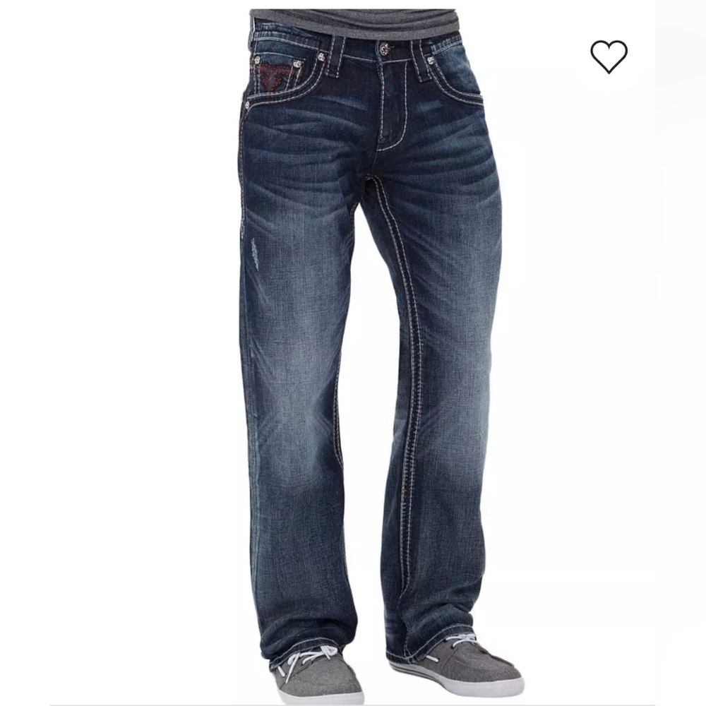 Rock Revival Echter Blue Jeans